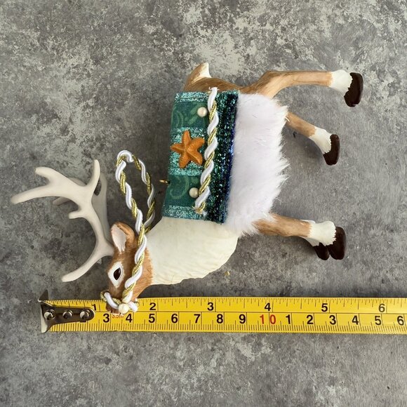 2021 Hallmark Keepsake Father Christmas’s Reindeer Limited Edition Ornament - Picture 6 of 6